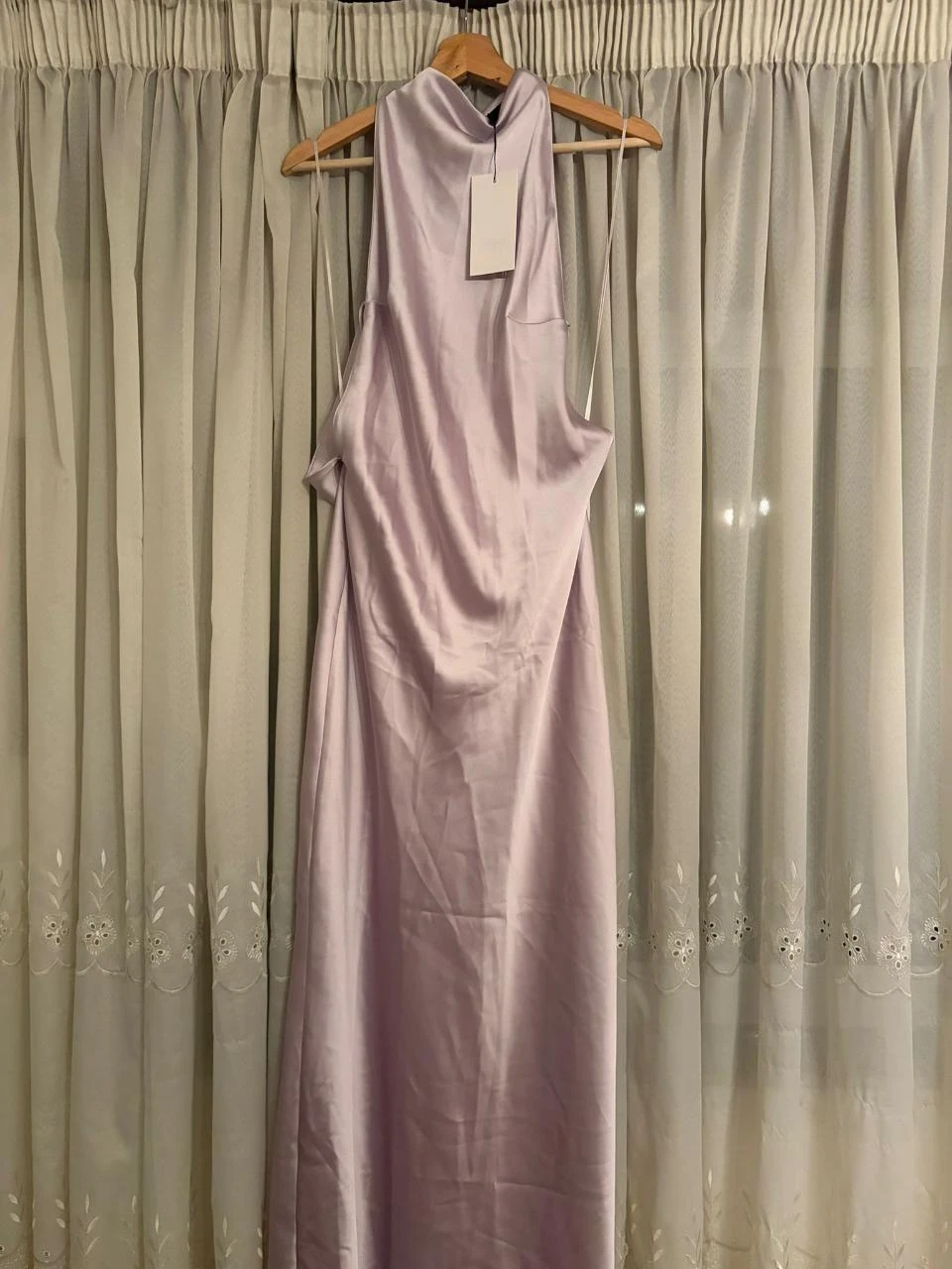 Vestido Midi Acetinado Zara
